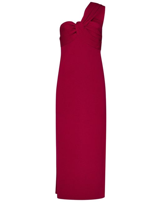 Abito Midi P. A.R. O. H di P.A.R.O.S.H. in Red
