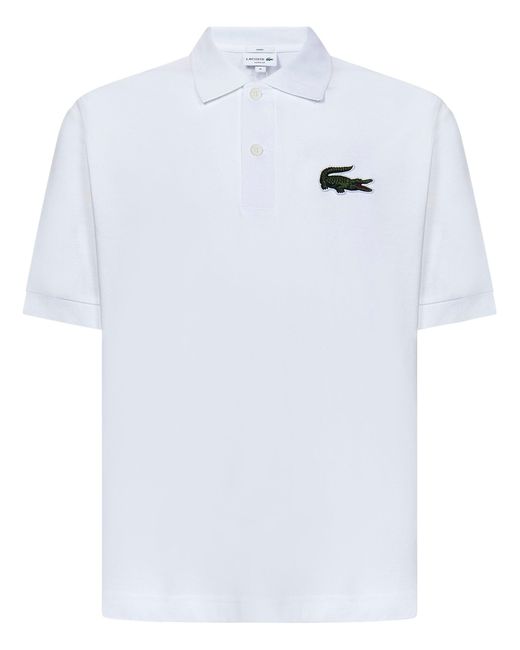 Lacoste White Original Polo L.12.12 Loose Fit Polo Shirt for men