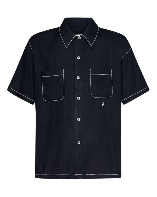 Contrast Pick Stitched Shirt