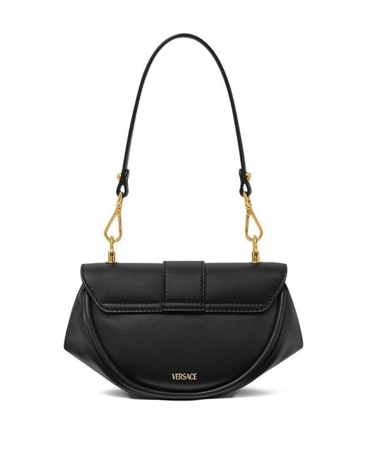 "Virtus" Borsa A Spalla Piccola di Versace in Black