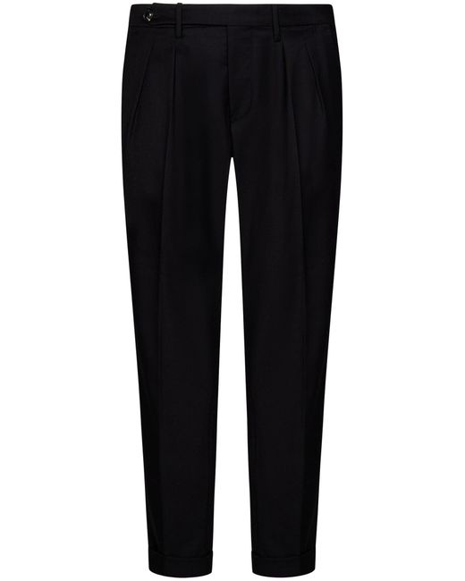 MICHELE CARBONE Black Trousers for men