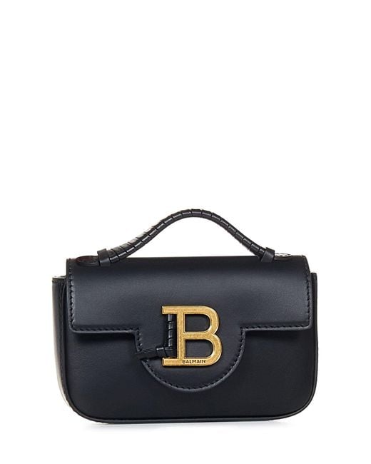 Balmain Blue B-buzz Mini Handbag