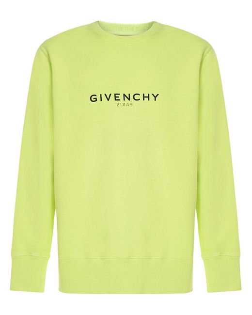 Givenchy Yellow Reverse Sweatshirt for men