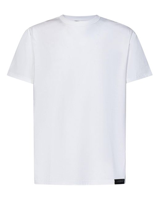 T-Shirt di Low Brand in White da Uomo