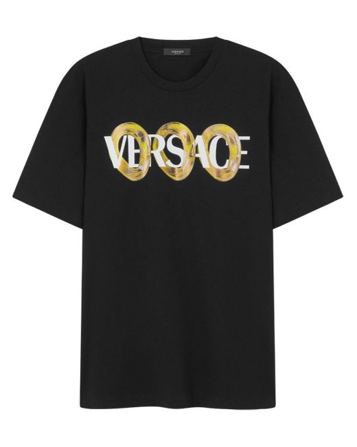 Versace Black T-Shirts And Polos for men