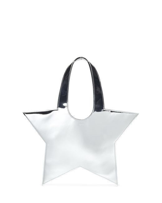 Coperni White Mini Star Tote