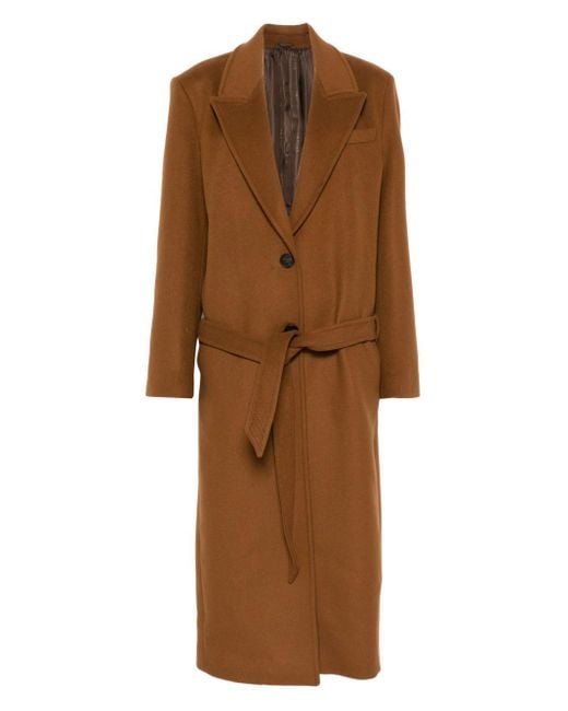 The Attico Brown Coat