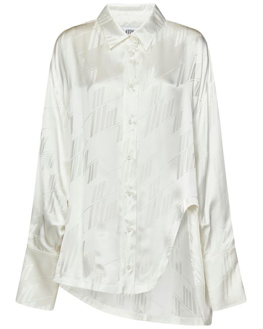 The Attico White ''Diana'' Shirt