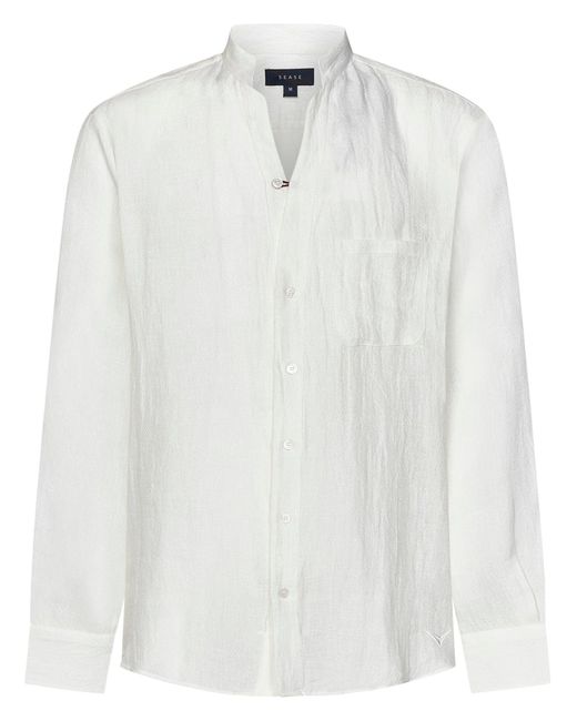Sease White Fish Tail Shirt for men