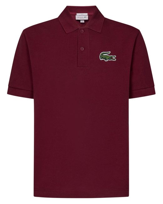 Lacoste Red Original Polo L.12.12 Loose Fit Polo Shirt for men