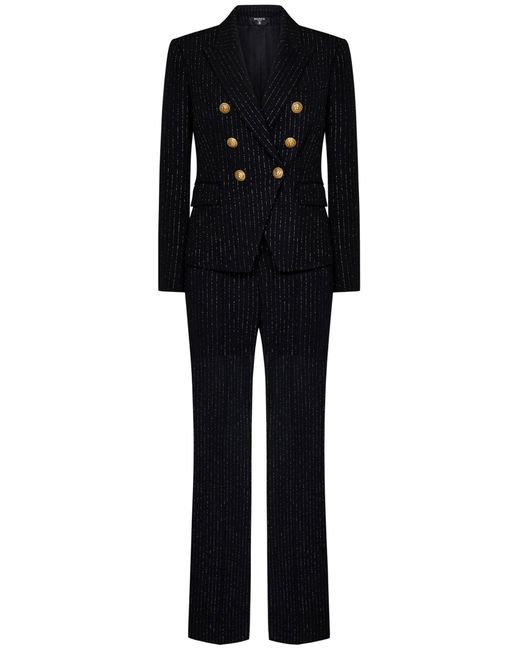 Balmain Black Paris Suit
