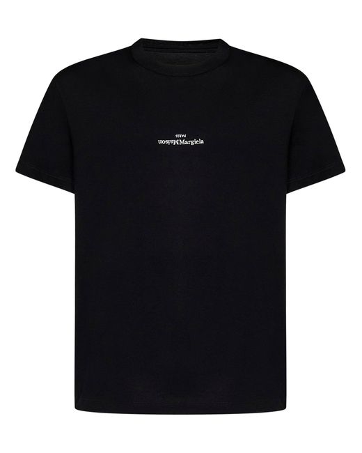 T-Shirt di Maison Margiela in Black da Uomo
