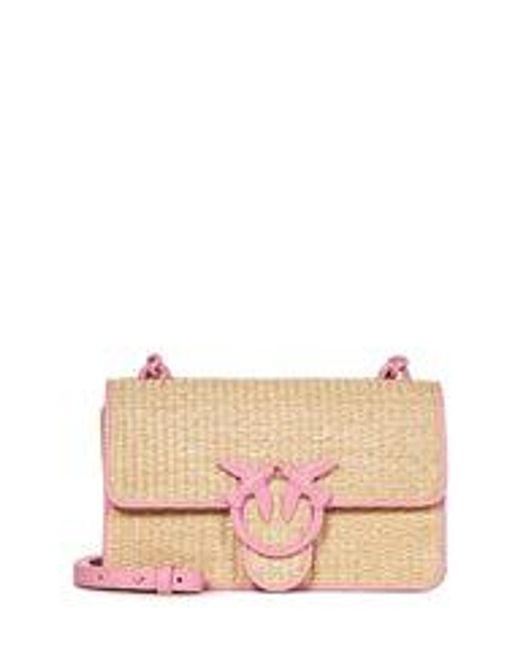 Pinko Pink Mini Love Bag One Light Shoulder Bag