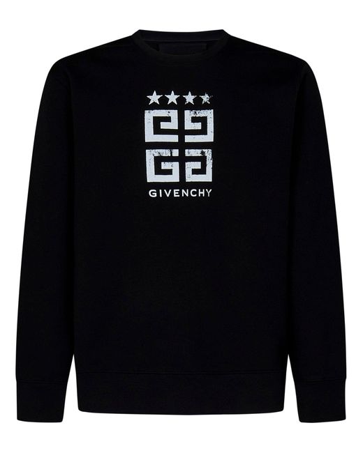 Givenchy Blue 4G Stars Sweatshirt for men