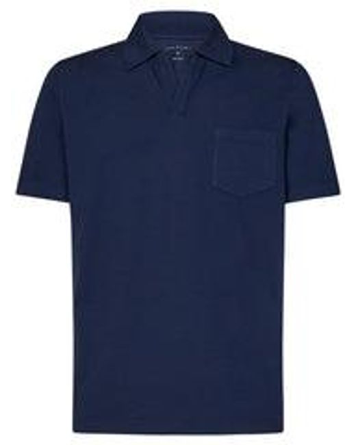 Sease Blue T-Shirt Crew Polo Shirt for men