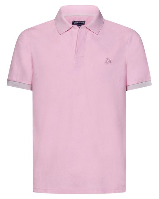 Vilebrequin Pink Polo Shirt for men