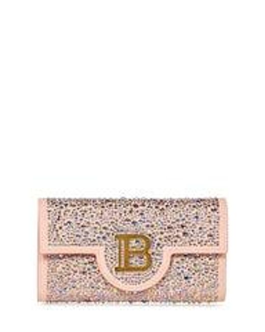 Balmain Pink B-Buzz Wallet