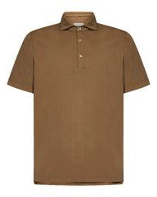 Boglioli Brown Polo Shirt for men