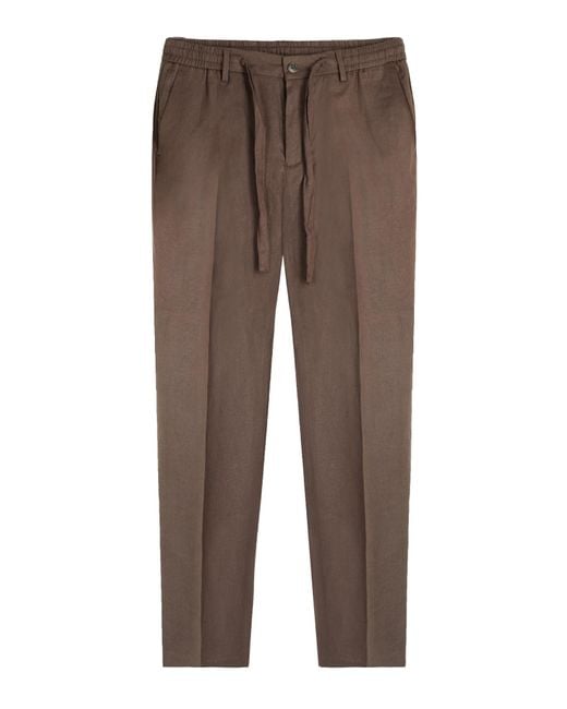 Gazzarrini x Michele Franzese Brown Trousers for men