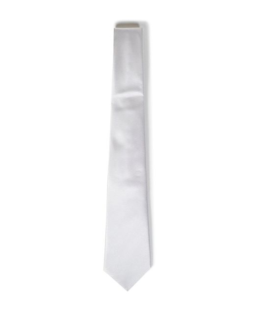Cravatta di Emporio Armani in White da Uomo