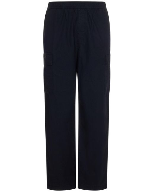 Stussy Blue Ripstop Cargo Beach Trousers for men