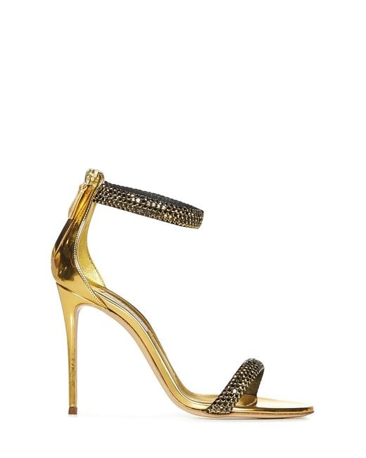 Casadei Metallic Sandals
