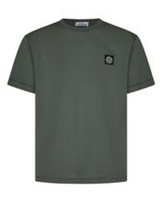 Stone Island Green T-shirt for men