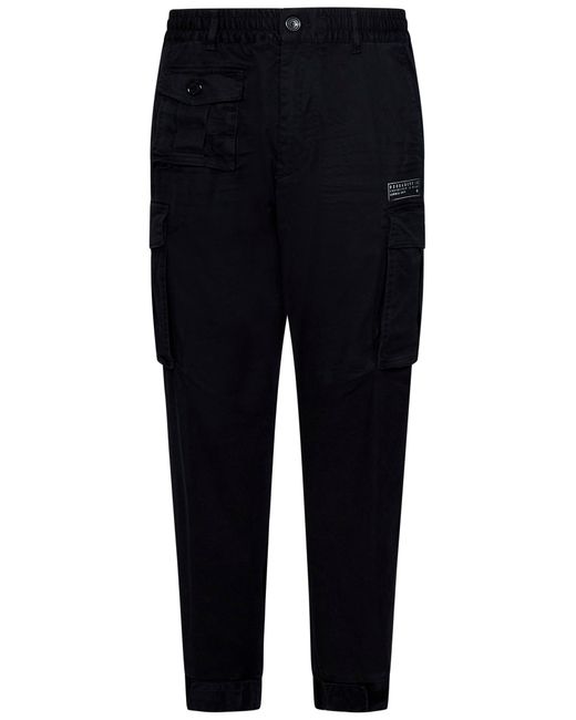 DSquared² Blue Urban Cyprus Cargo Trousers for men