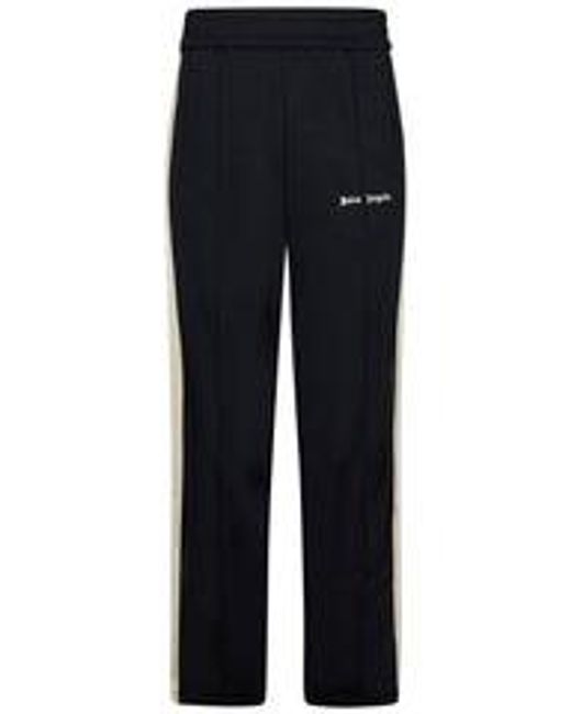 Palm Angels Blue Classic Logo Track Trousers for men