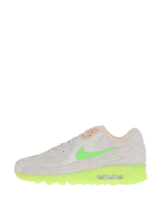 Nike Air Max 90 New Species In Grey Suede With Tonal Scales And Neon Green  Sole. for Men | Lyst Australia