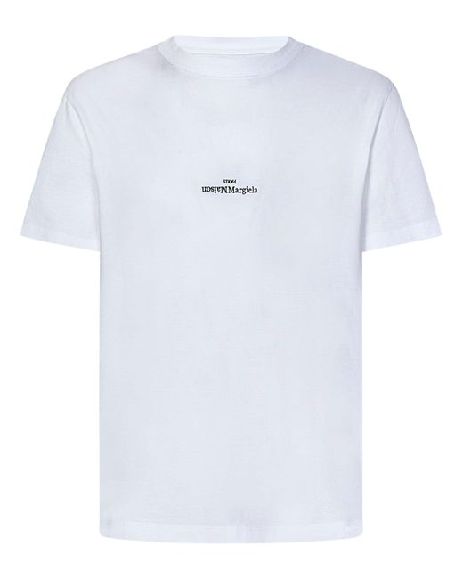 T-Shirt di Maison Margiela in White da Uomo