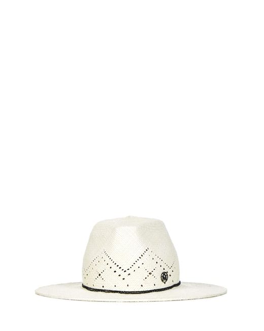 Maison Michel Hat in Ivory (White) | Lyst
