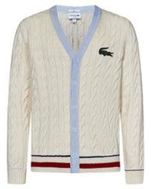 Lacoste Gray Cardigan for men