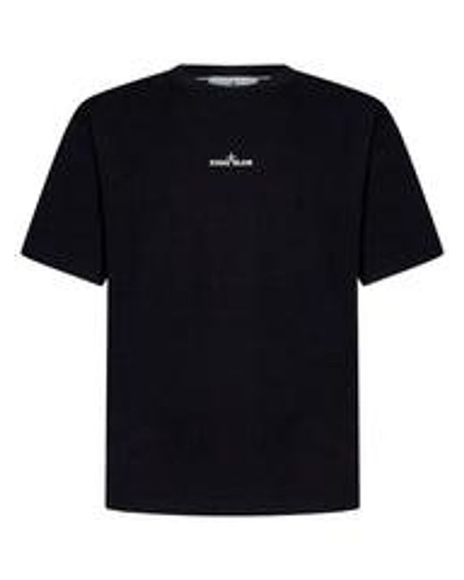 Stone Island Black T-Shirt for men