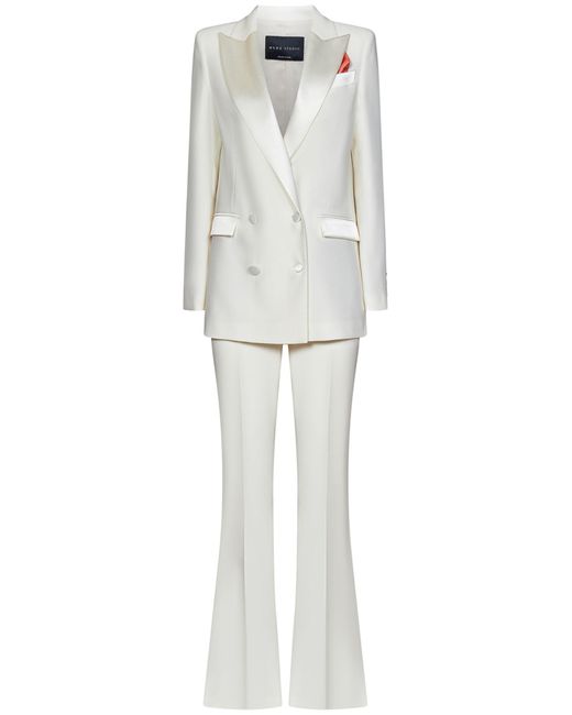HEBE STUDIO White The Bianca Suit Suit