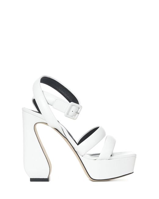 SI ROSSI Sandals in White | Lyst