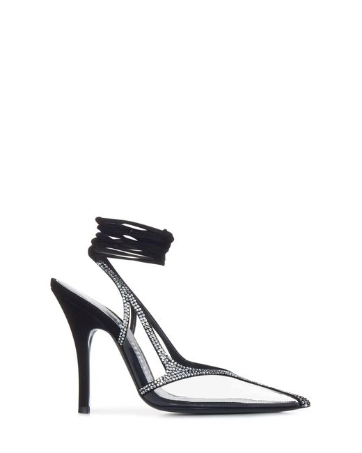 The Attico venus Chrome Decollete in White Lyst