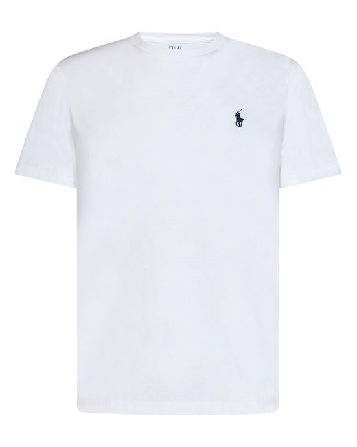 T-Shirt di Polo Ralph Lauren in White da Uomo