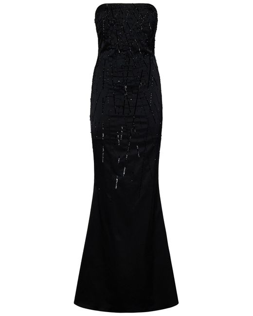 ROOM76 Black Long Dress