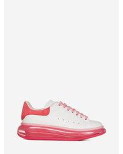 Buy Alexander McQueen Wmns Oversized Sneaker 'Pink' - 558943 WHTQ4 5513 |  GOAT