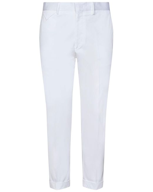 Pantaloni Cooper T1.7 di Low Brand in White da Uomo