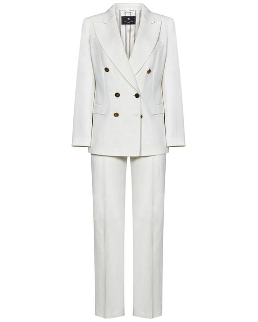 Etro White Suit