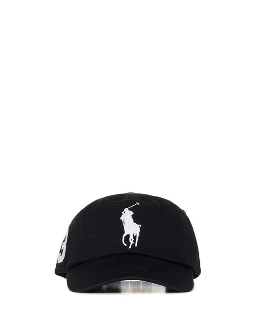 Polo Ralph Lauren Black Hat for men