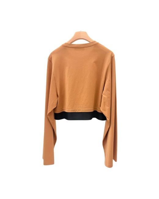 Lanvin Brown Sweatshirts