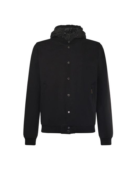 Moorer Interlock Jacket in het Black voor heren