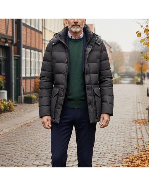 Moorer Down Jackets in het Black voor heren