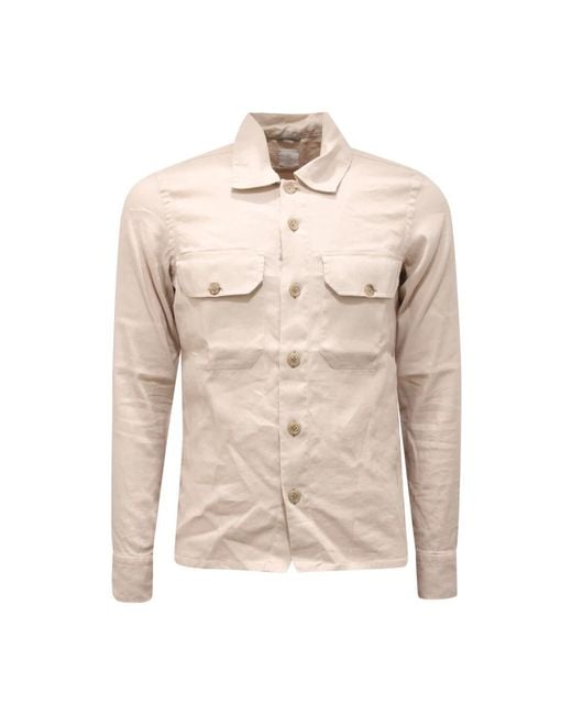 Eleventy Natural Casual Shirts for men