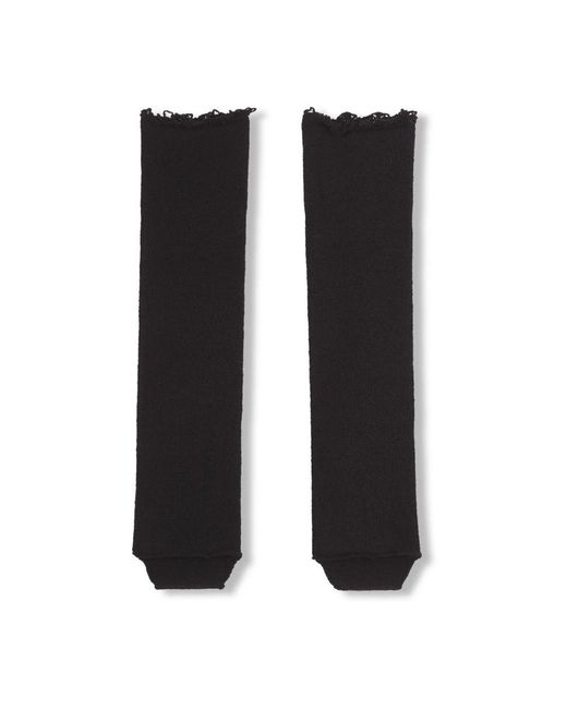 Cortana Ondergoed ,Zwart ,Wol Hielvormige Open Teen Warmers in het Black
