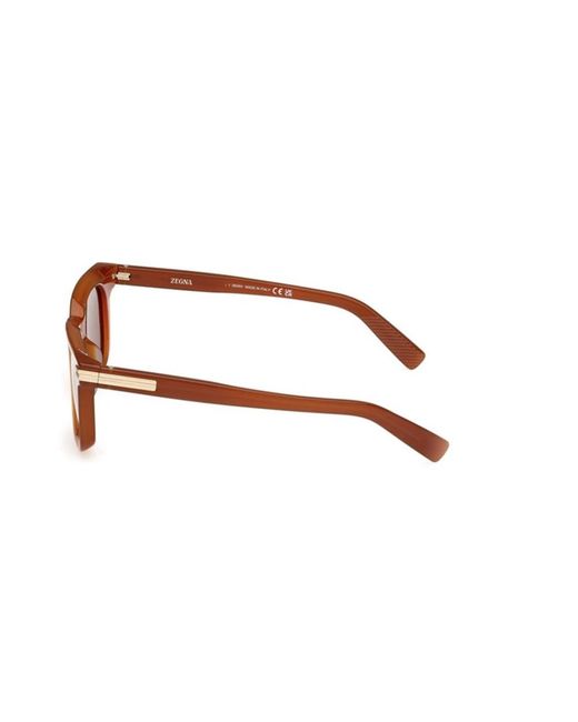 Zegna Brown Sunglasses