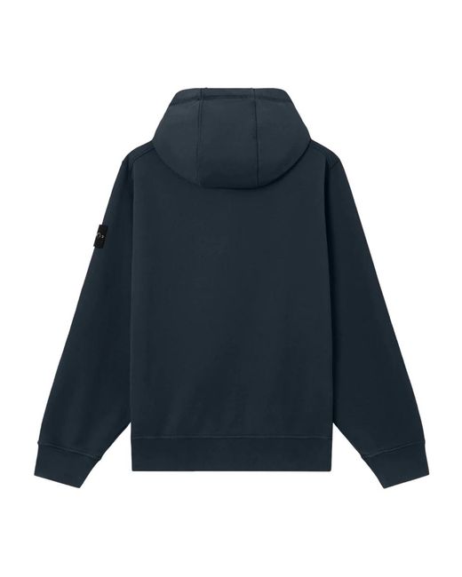 Stone Island Blue Zip-Throughs for men